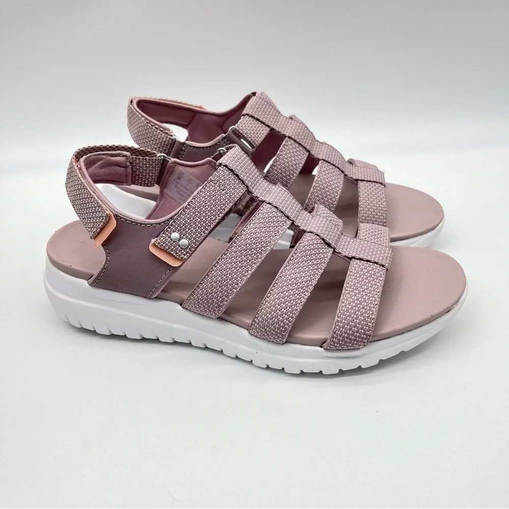Ryka Adjustable Gladiator Sport Sandals Womens 8 M Iliana Mystic‎ Purple Comfort